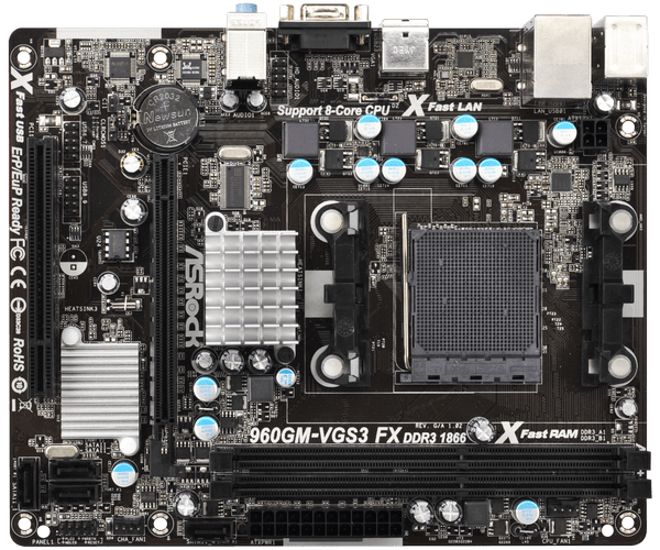 Asrock 960gm gs3 fx обзор